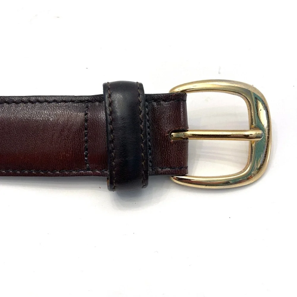 Cole Haan A1676 Brown Leather Belt Mens 40 1-1/8